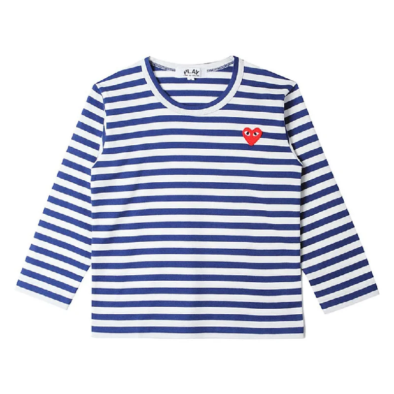 Striped Heart Logo T-Shirt