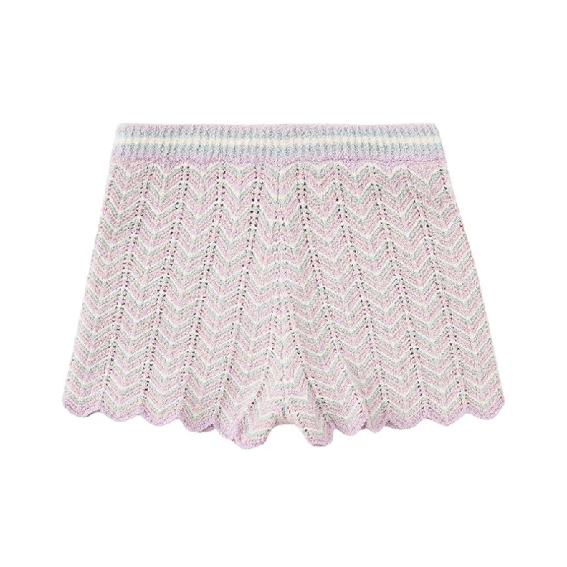 Halliday Textured Knit Shorts