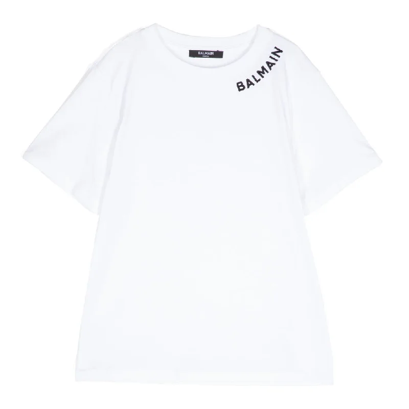 Logo Embroidered Cotton T-shirt