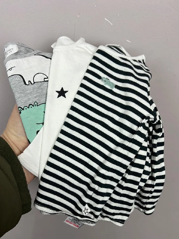 1m Next hippo/stars long sleeve t-shirts