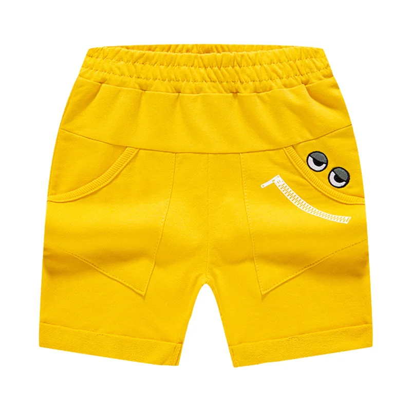 Baby Kid Boys Cartoon Embroidered Print Shorts Wholesale 220412267