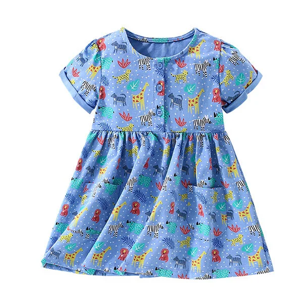 Baby Kid Girls Animals Cartoon Dresses Wholesale 24070183