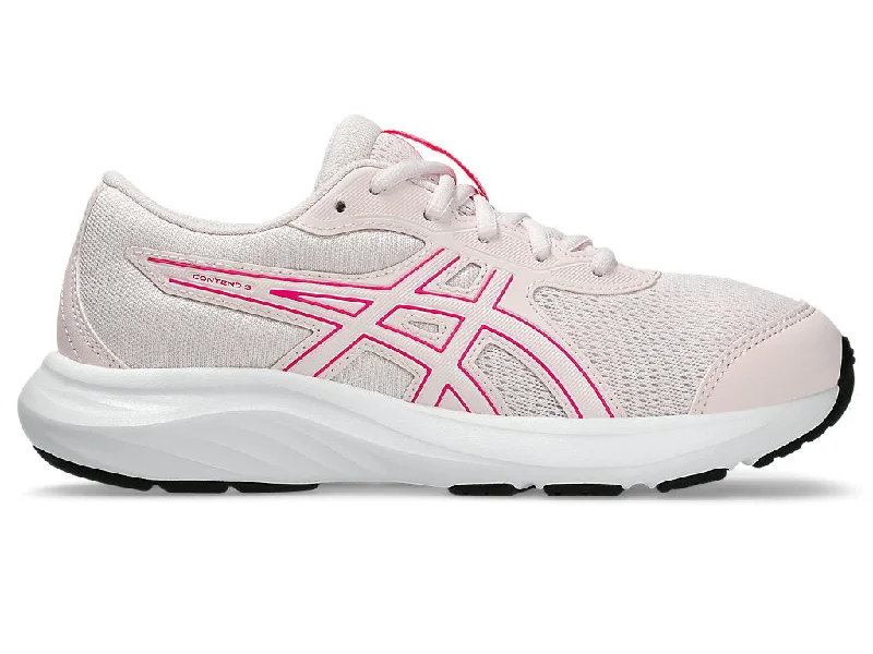 ASICS JUNIOR CONTEND 9 PALE PINK RUNNING SHOES