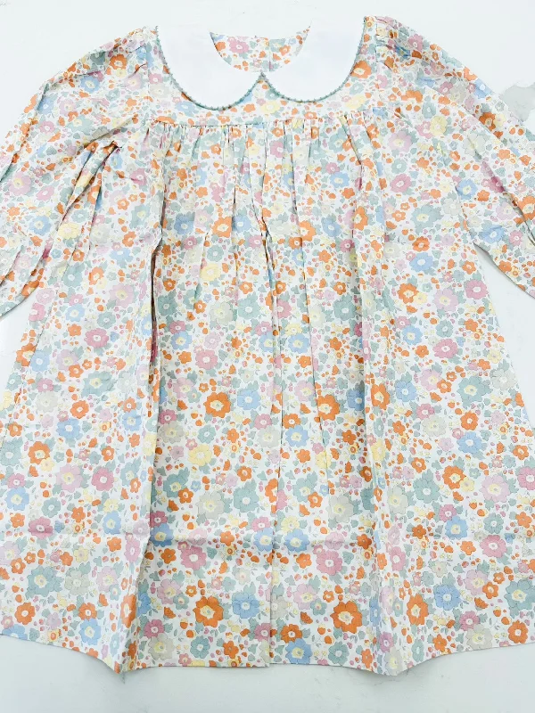 Autumn Floral Collar Dress