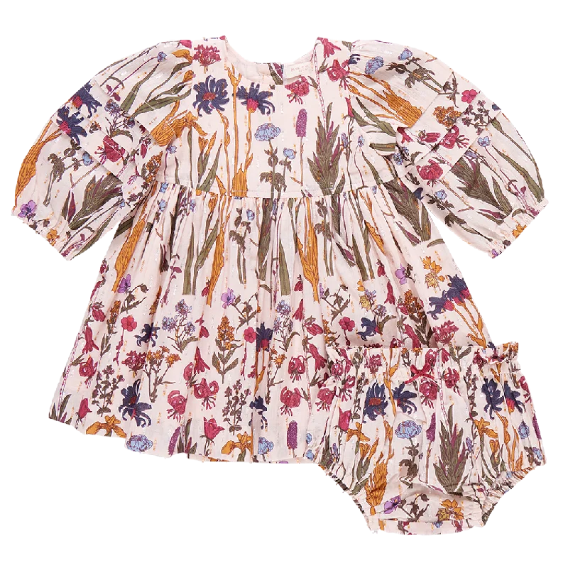 Baby Girls Brooke Dress Set - Autumn Flowers