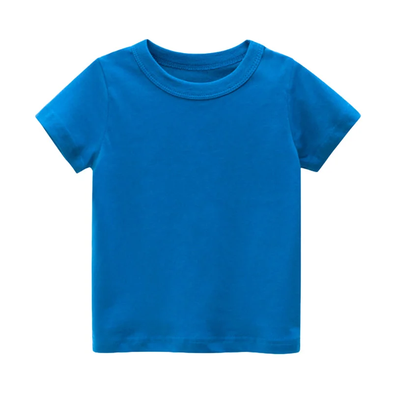 Baby Kid Unisex Solid Color T-Shirts Wholesale 22041195