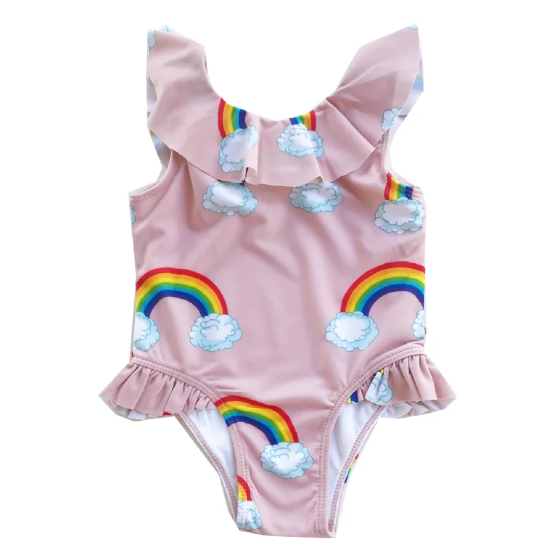 Baby Rainbow Ruffle Swimsuit