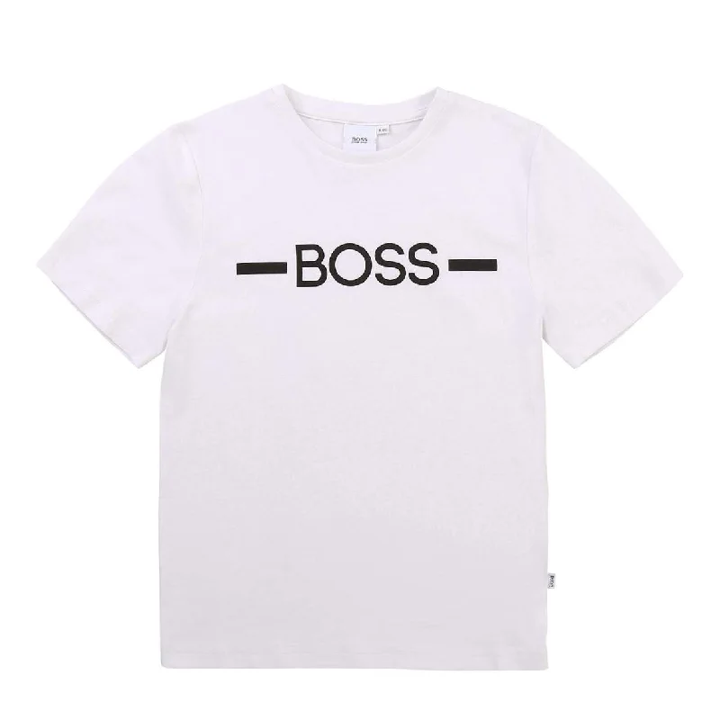 Boss Kids White T-Shirt