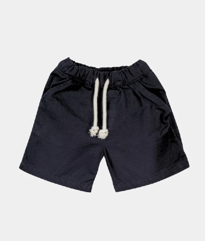 Boy Pull-on Jogger Shorts - Black