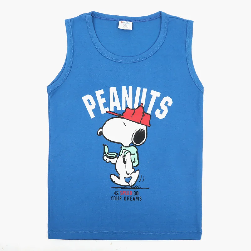 Boys Sando T-Shirt - Blue