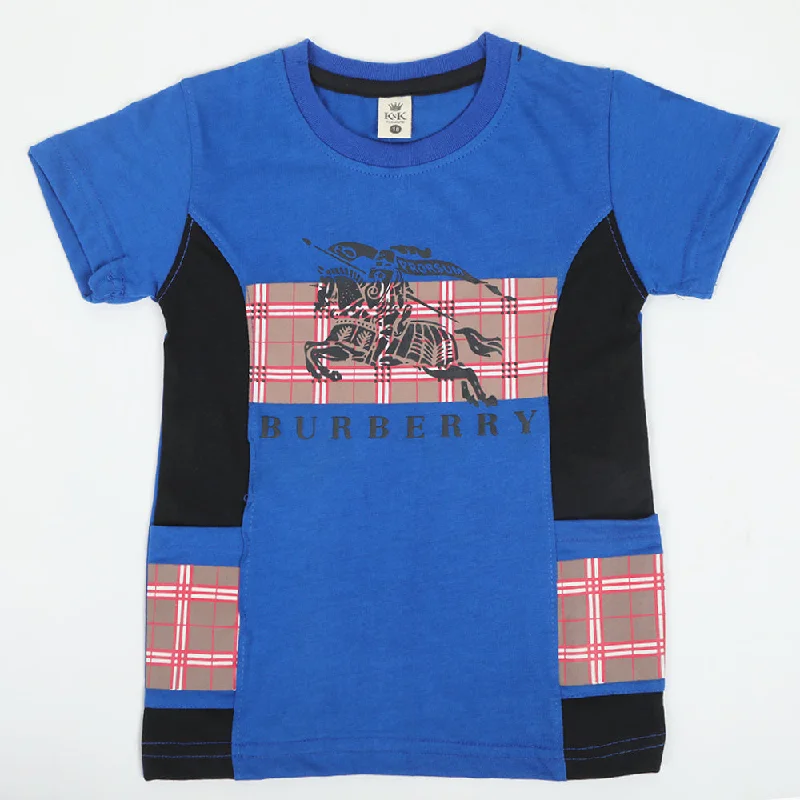 Boys Half Sleeves T-Shirt - Blue