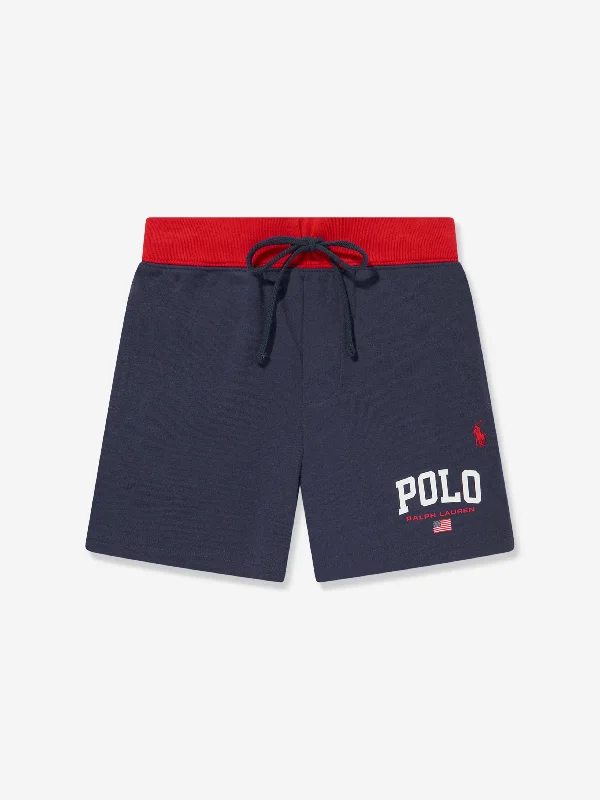 Ralph Lauren Boys Polo Shorts in Navy