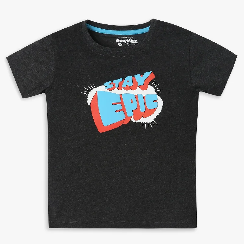 Boys Regular Fit Graphic T-Shirt