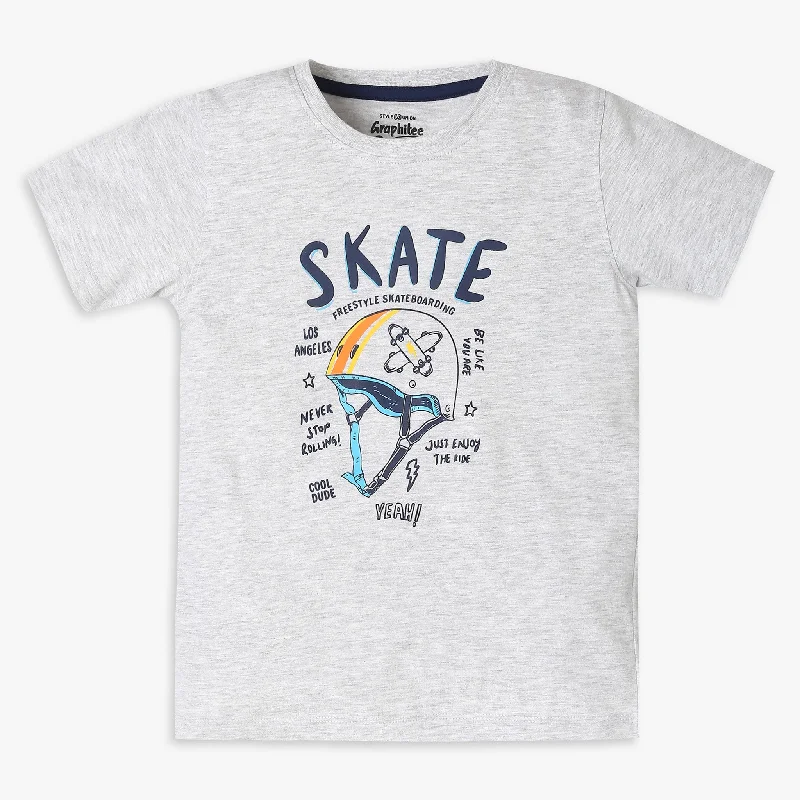 Boys Regular Fit Graphic T-Shirt