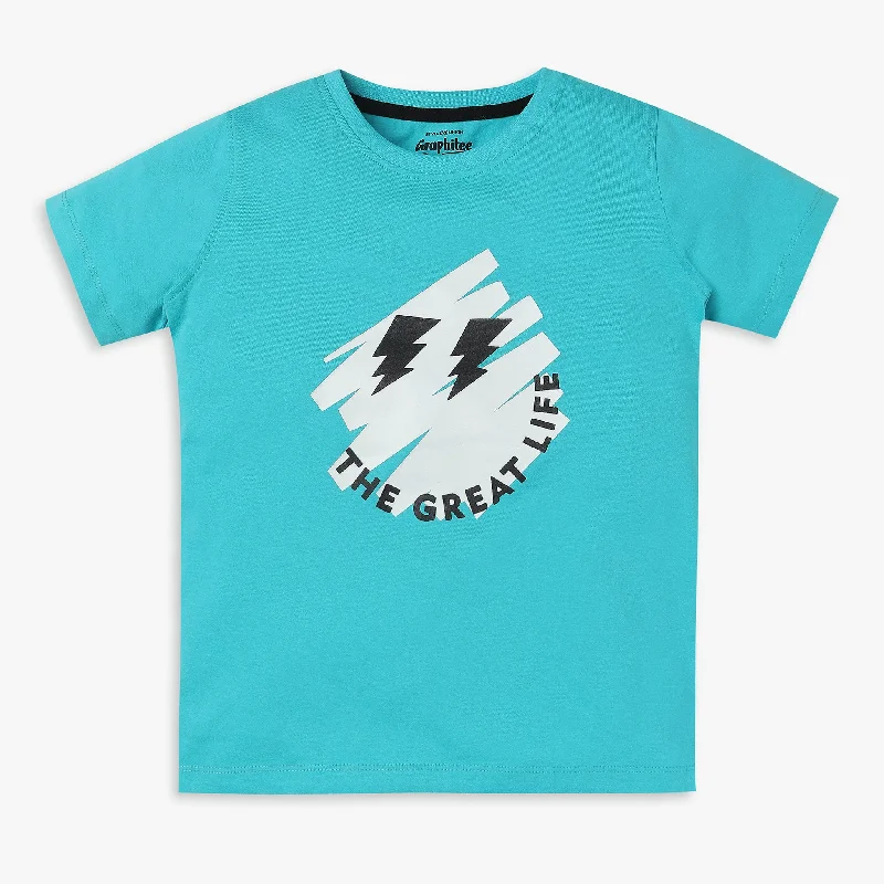 Boys Regular Fit Graphic T-Shirt