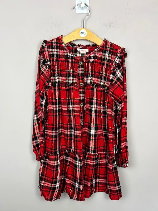 Cat & Jack tartan dress 5-6y