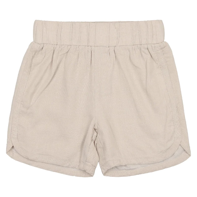 CCB White Linen Shorts