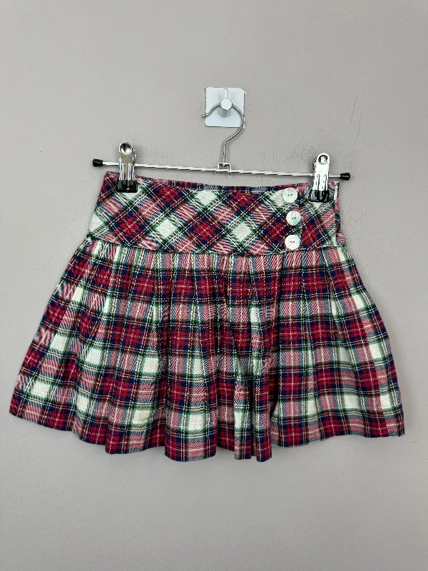 Confiture tartan skirt 5y