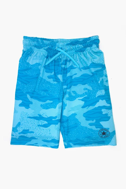 Boys Shorts Converse Chuck Mesh - Cyan Blue