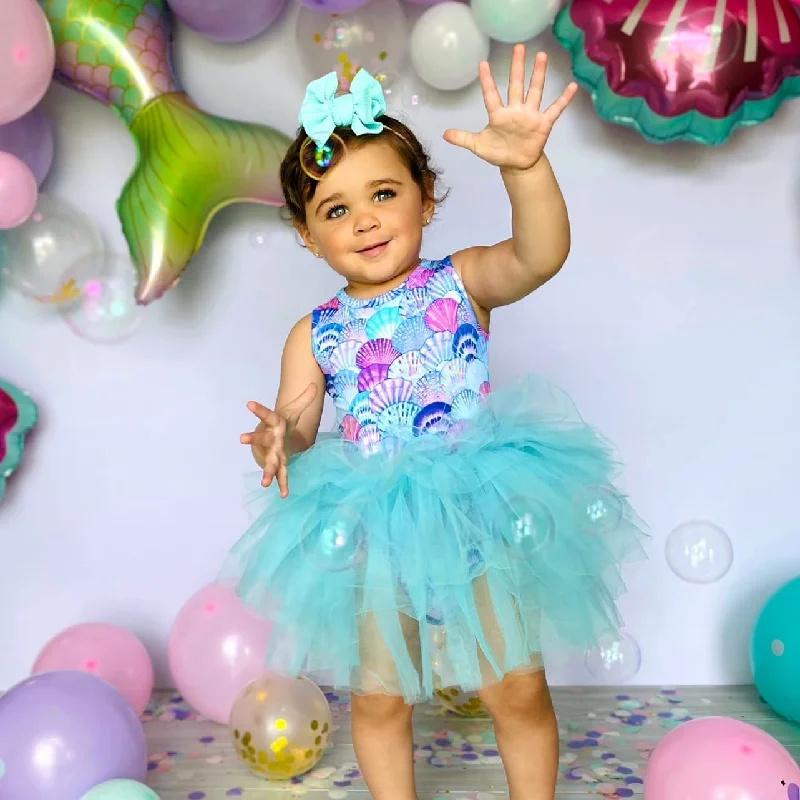 Cute as Shell Tulle Tutu Dress