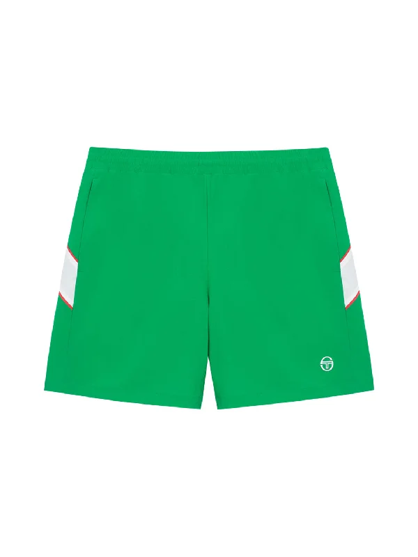 Flag Woven Shorts- Green