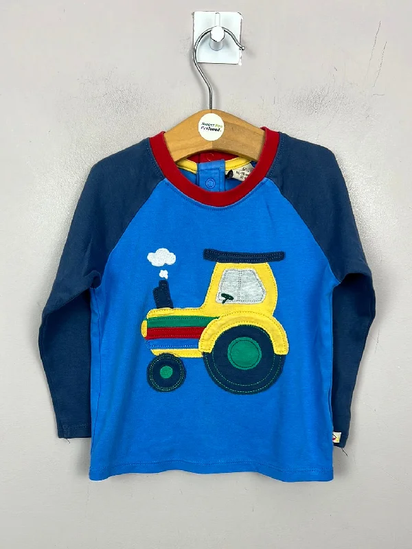 Frugi Tractor Raglan T-shirt 12-18m