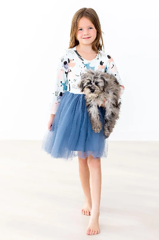 Furever Friends L/S Tutu Dress