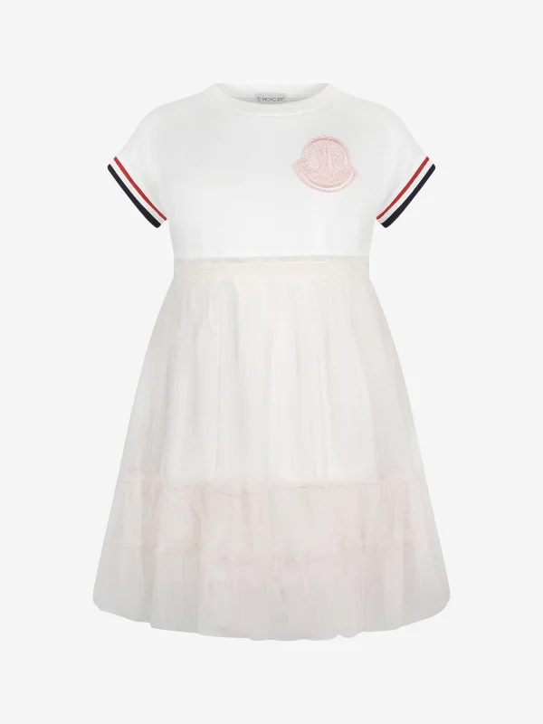 Moncler Enfant Girls Jersey & Tulle Dress