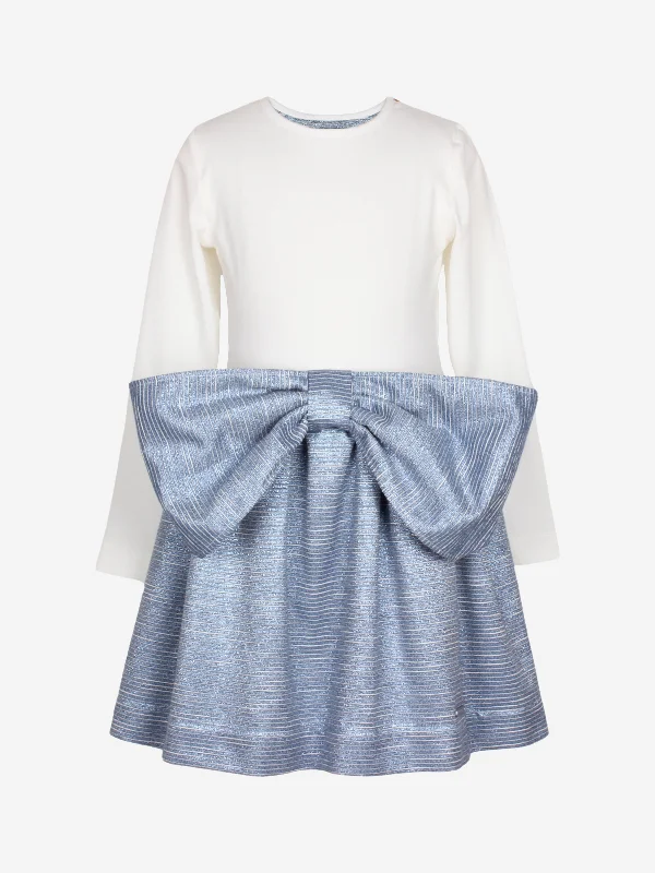 Jessie And James Girls Katlyn Dress in Blue