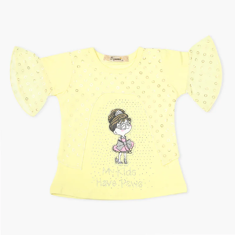 Girls T-Shirt - Lemon