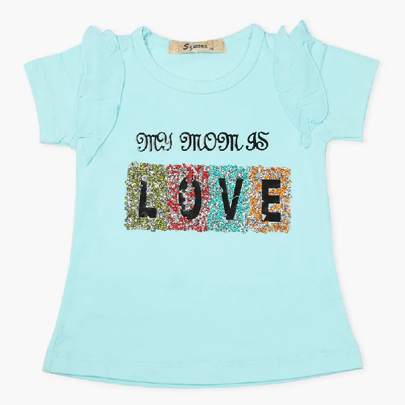 Girls T-Shirt - Light Blue