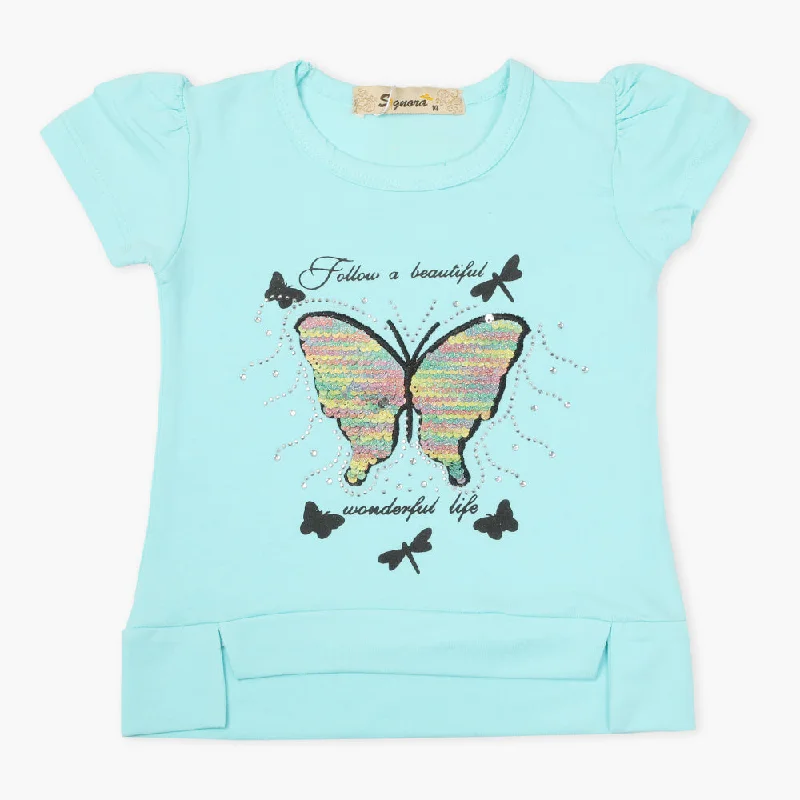 Girls T-Shirt - Light Blue