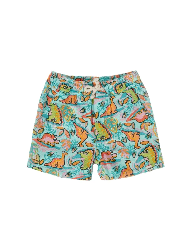 Goldie & Ace - Noah Dino Jungle Denim Shorts