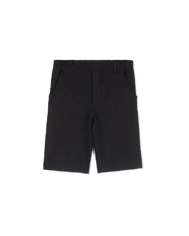 HARPER JAMES BLACK KNIT DRESS SHORTS [FINAL SALE]