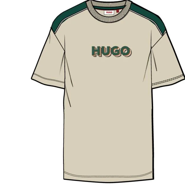 Hugo T Shirt Stone