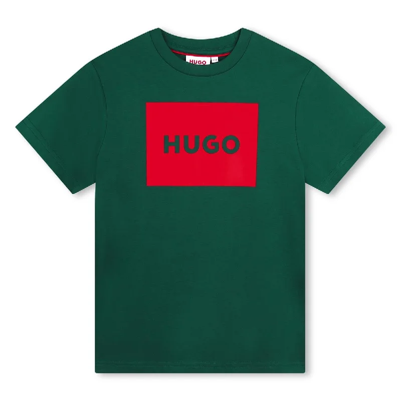 Hugo T Shirt Green