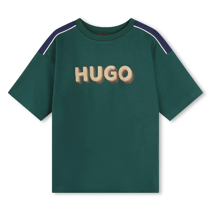 Hugo T Shirt Green