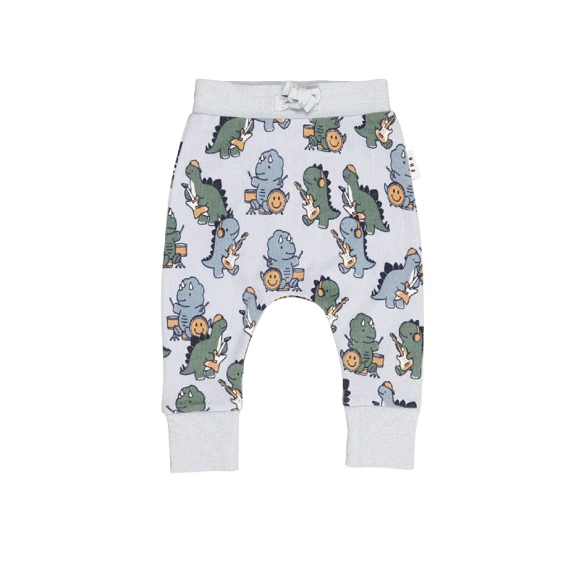 Huxbaby - Dino Band Drop Crotch Pant - HB6137W24