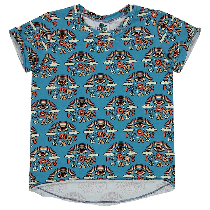 World Peace Short Sleeve Shirt - Sky Blue