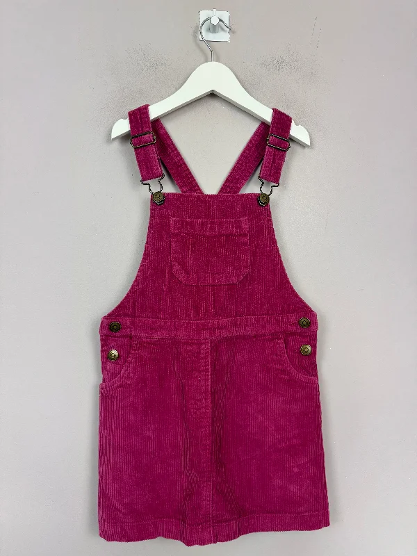 John Lewis Cerise Cord Dress 6-7y