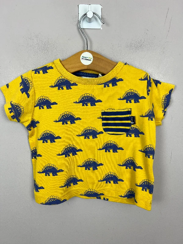 Jojo Maman Bebe Stegosaurus T-shirt 6-12m