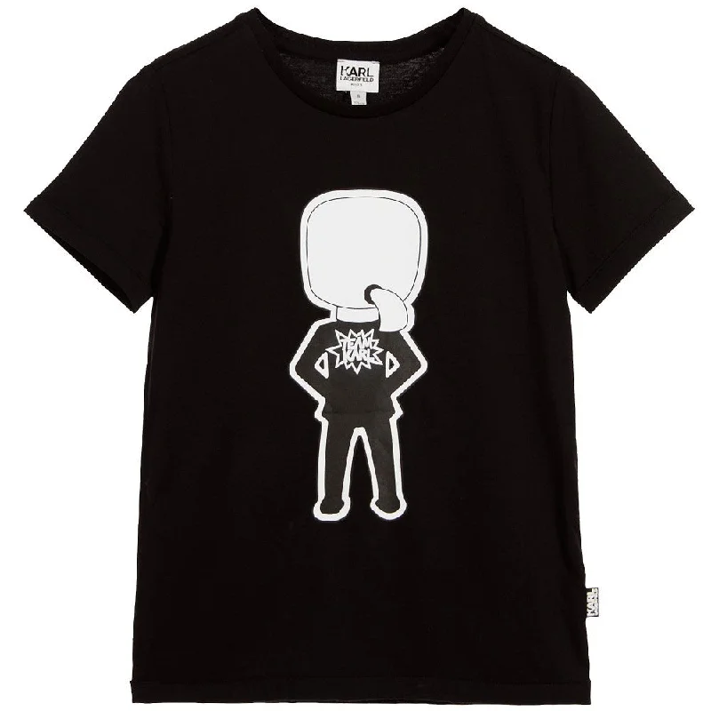 Karl Lagerfeld Boys Black Karl T-shirt