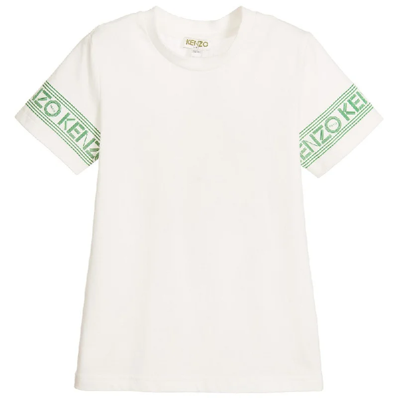 Boys White 'Tiger & Friends' T-shirt