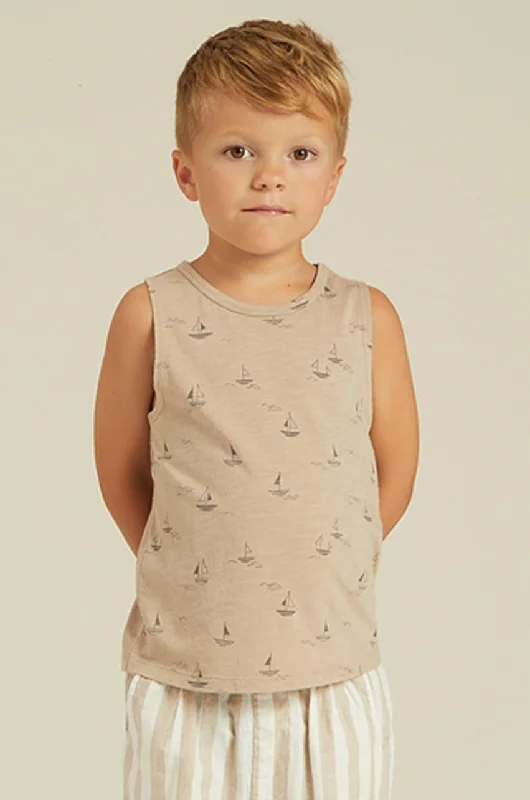 Kids T-Shirt Rylee + Cru Sailboat