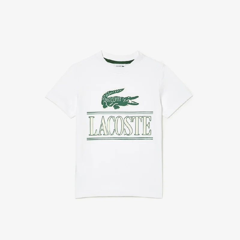 Lacoste Logo Print T Shirt