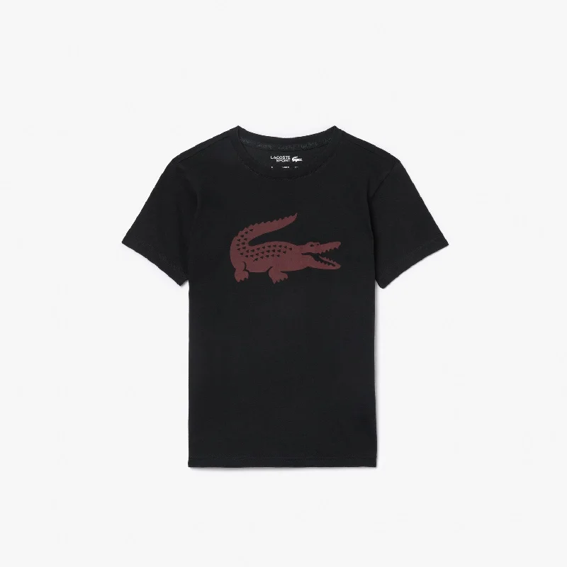 Lacoste (Oversized Croc) T Shirt Black