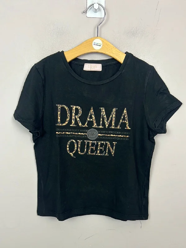 Lipsy drama queen t-shirt 9-10y