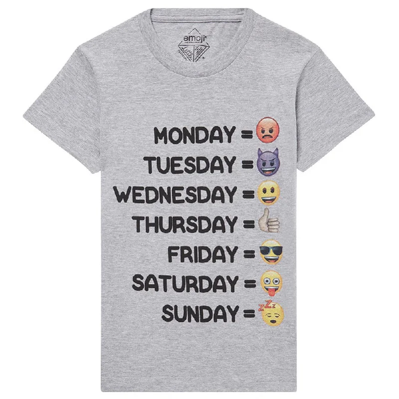 Little Eleven Paris Boys Daily Emoji T-Shirt