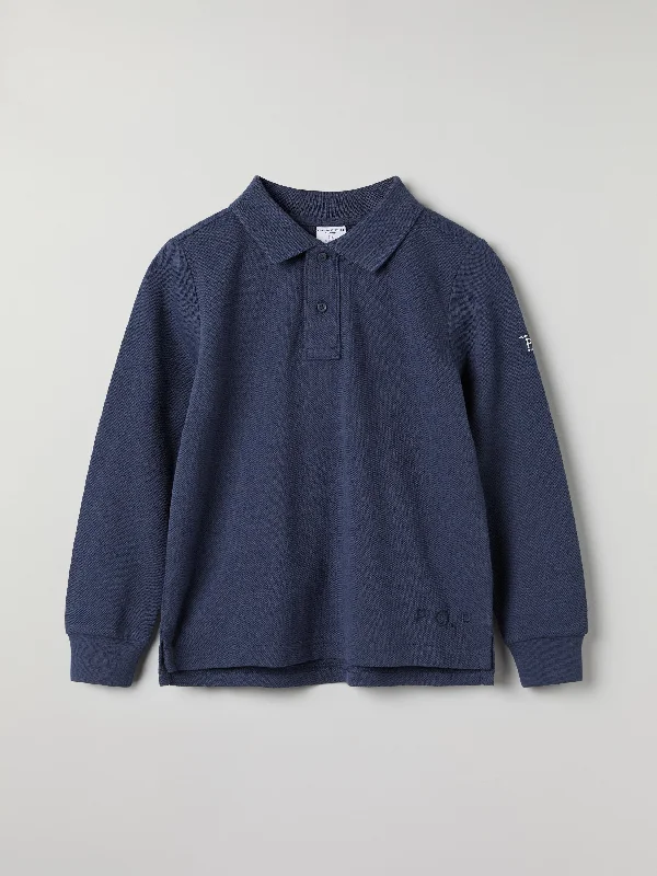 Long Sleeve Polo Top