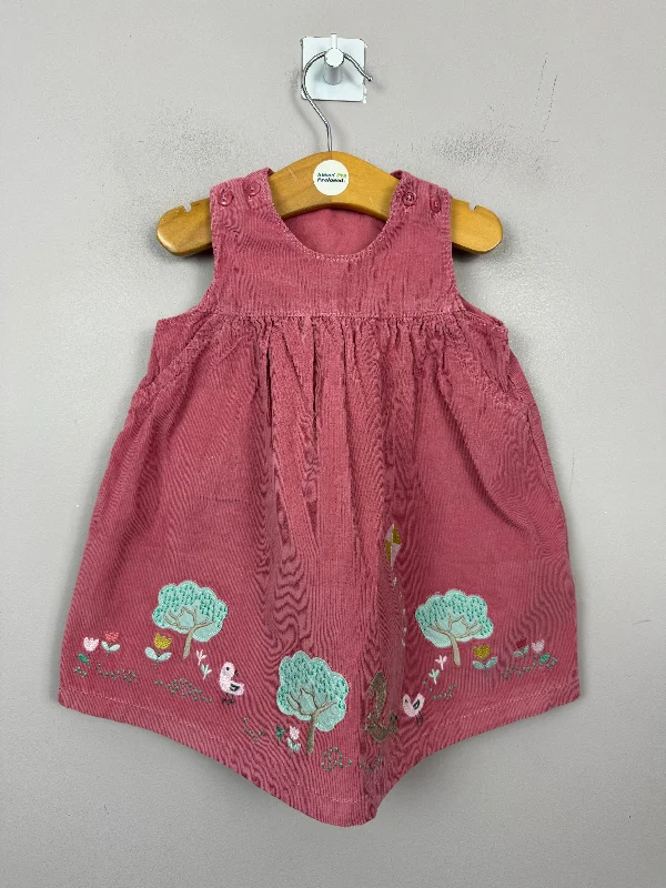 M&S Cord Park Life Dress 6-9m